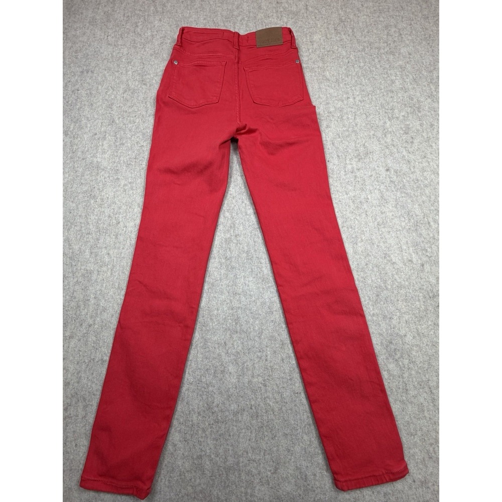 Judy Blue Jeans Women 0/24 Red High Waist Skinny Slim Fit Stretch Denim - Picture 5 of 12